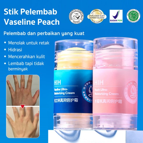 Stik Pelembab Vaseline Peach-Mengatasi p..