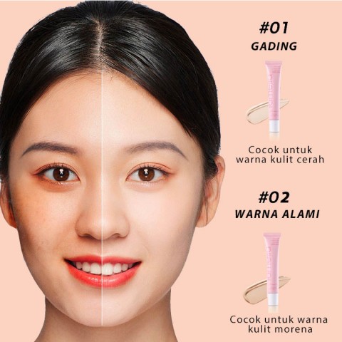 Beli 1 dapat 1-1s makeup, krim BB concealer tahan lama 24 jam