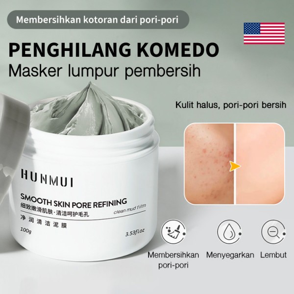Masker lumpur pembersih-Mengecilkan pori-pori dan menghilangkan komedo