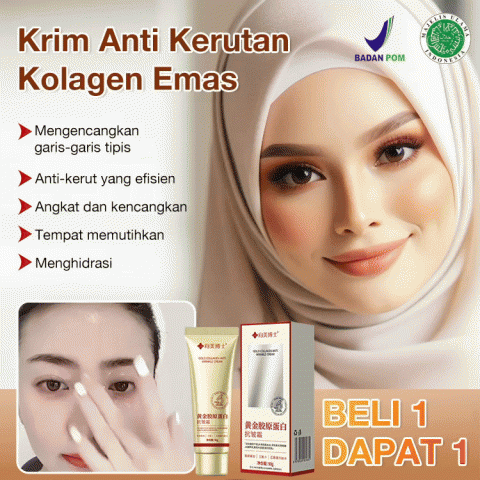 Krim Anti-Kerutan Kolagen Emas