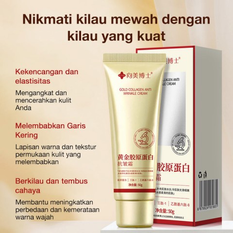 Krim Anti-Kerutan Kolagen Emas