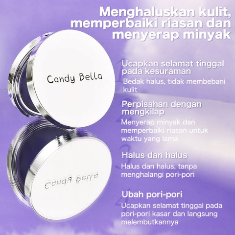 Bedak Padat Pengontrol Minyak Lavender