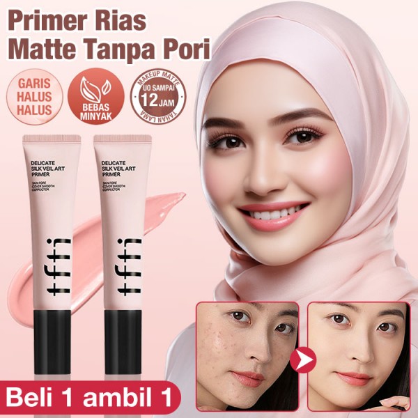 Primer Rias Wajah Matte Tanpa Pori..