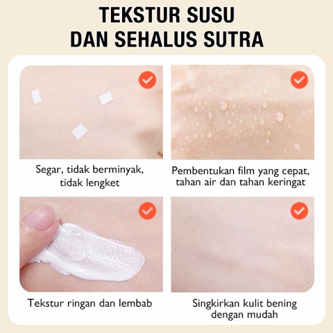 Ellen Ella Peningkatan Baru Tone Up Tabir Surya