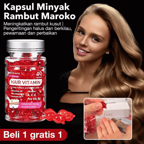 Kapsul Minyak Rambut Maroko