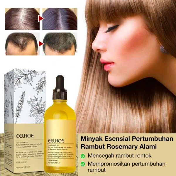 Minyak Esensial Pertumbuhan Rambut Rosemary Alami