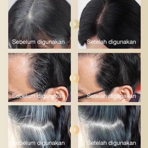 Sisir pewarna rambut anti air dan anti keringat