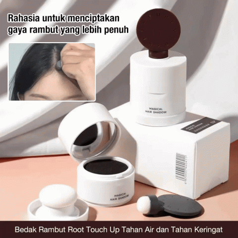 Bedak Rambut Root Touch Up Tahan Air dan Tahan Keringat
