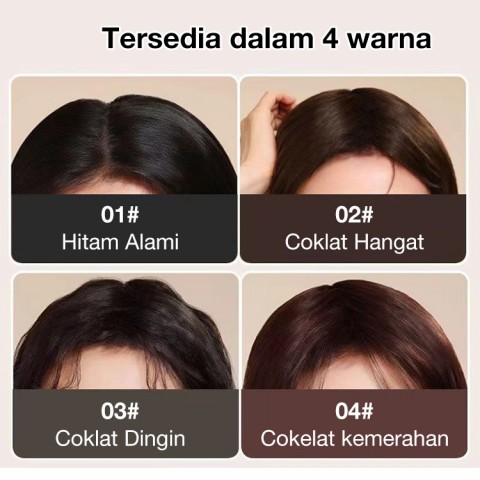 Bedak Rambut Root Touch Up Tahan Air dan Tahan Keringat
