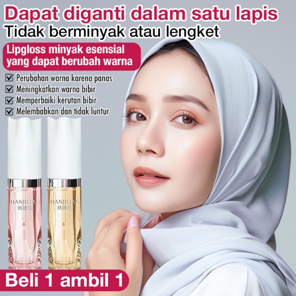 Lip gloss minyak esensi pengubah warna
