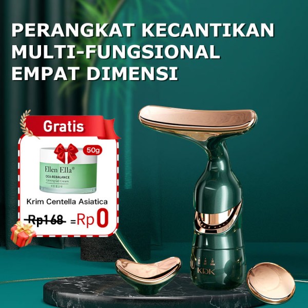 Perangkat kecantikan pijat pengangkat dan pengencang multi-fungsional empat dimensi-mata+leher+wajah 3in1-nikmati pengalaman perawatan kulit ke segala arah