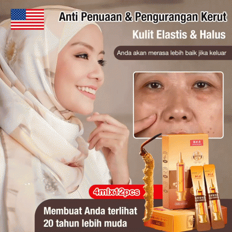 Cordyceps sinensis dan serum anti kerut Pro-Xylane