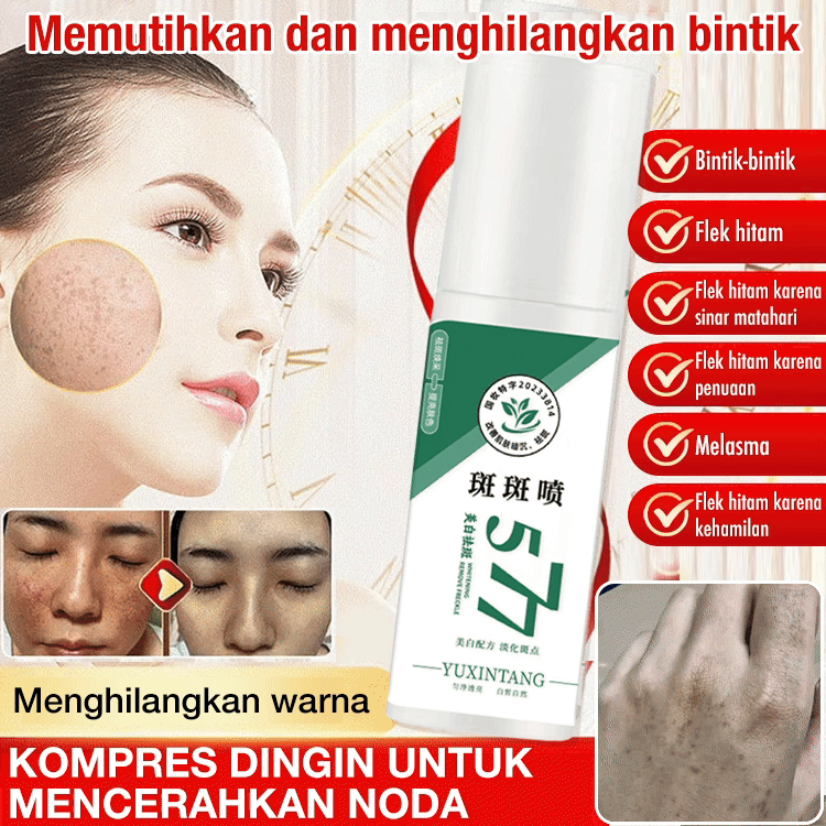 Promo Besar 7.7-Potongan kedua hanya 70 rb - Esensi pencerah spot - Ucapkan selamat tinggal pada semua bintik-bintik, bintik hitam, dan bintik matahari!	