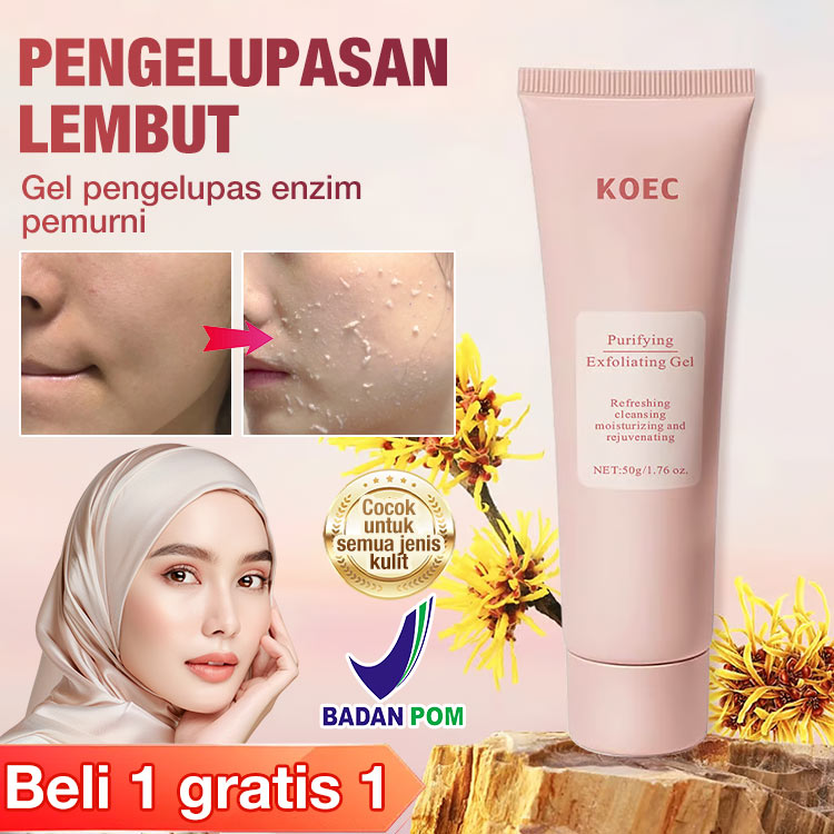Promo Besar 7.7- beli satu gratis satu - Gel Pengelupas Enzim Pemurni-Saatnya mengucapkan selamat tinggal pada kulit kusam! Ucapkan Selamat Datang pada Kulit Halus dan Bercahaya!