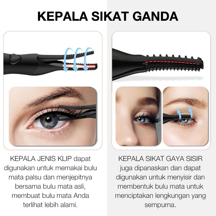 Alat yang wajib dimiliki untuk mendapatkan bulu mata lentik yang indah dengan mudah - Penjepit bulu mata berpemanas baru - Temukan rahasia kecantikan Korea
